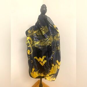 Musical Note Black‎ and Yellow Scarf